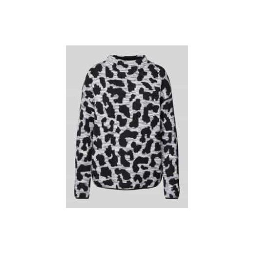 Sweter z dzianiny ze stójką ze sklepu Peek&Cloppenburg  w kategorii Swetry damskie - zdjęcie 177845106