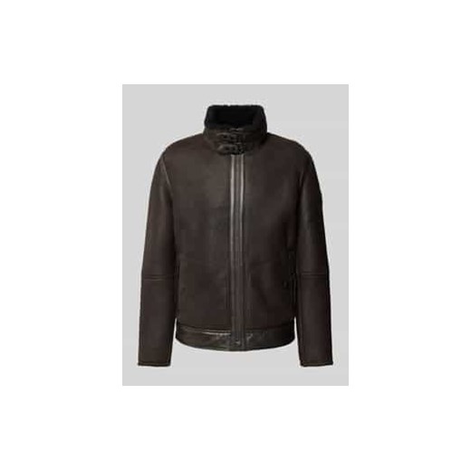 Kurtka skórzana w stylu Biker model ‘SHELTER-DF’ ze sklepu Peek&Cloppenburg  w kategorii Kurtki męskie - zdjęcie 177845146