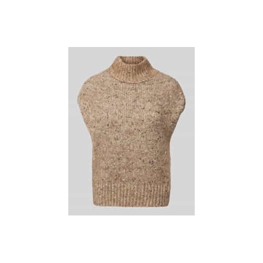 Top z dzianiny ze stójką ze sklepu Peek&Cloppenburg  w kategorii Bluzki damskie - zdjęcie 177845357