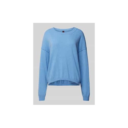 Sweter z dzianiny z obniżonymi ramionami ze sklepu Peek&Cloppenburg  w kategorii Swetry damskie - zdjęcie 177845437