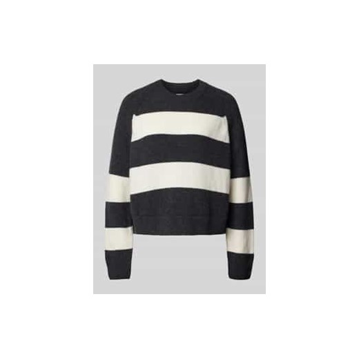 Sweter z dzianiny z prążkowanymi wykończeniami model ‘DILIRIAA’ ze sklepu Peek&Cloppenburg  w kategorii Swetry damskie - zdjęcie 177845457