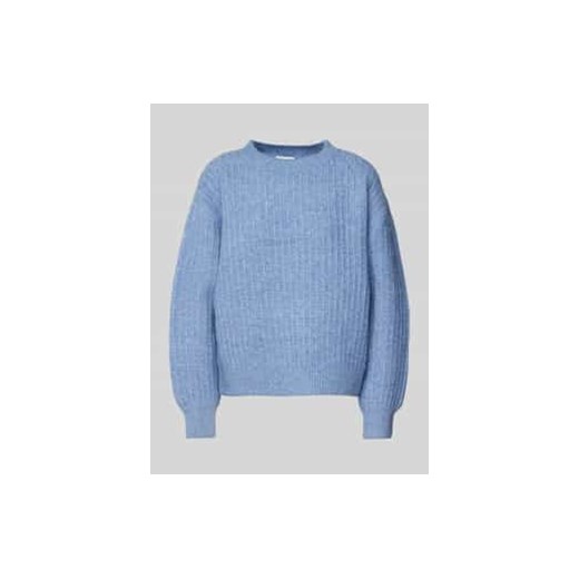 Sweter z dzianiny o luźnym kroju z cekinowym obszyciem ze sklepu Peek&Cloppenburg  w kategorii Swetry damskie - zdjęcie 177845605