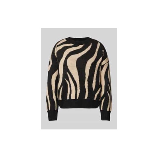 Sweter z dekoltem okrągłym ze sklepu Peek&Cloppenburg  w kategorii Swetry damskie - zdjęcie 177845656