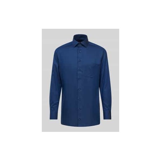 Koszula biznesowa o kroju regular fit z wyhaftowanym logo ze sklepu Peek&Cloppenburg  w kategorii Koszule męskie - zdjęcie 177845836