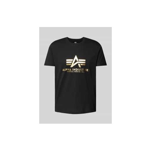 T-shirt z nadrukiem z logo ze sklepu Peek&Cloppenburg  w kategorii T-shirty męskie - zdjęcie 177846268