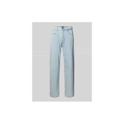 Jeansy o kroju baggy fit z detalem z logo ze sklepu Peek&Cloppenburg  w kategorii Jeansy męskie - zdjęcie 177846335