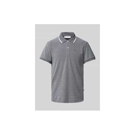 Koszulka polo o kroju slim fit z wyhaftowanym logo model ‘TRISTAN’ ze sklepu Peek&Cloppenburg  w kategorii T-shirty męskie - zdjęcie 177846409