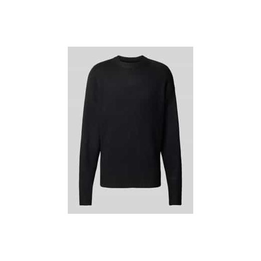 Sweter z dzianiny z okrągłym dekoltem model ‘OLLIE’ ze sklepu Peek&Cloppenburg  w kategorii Swetry męskie - zdjęcie 177846575