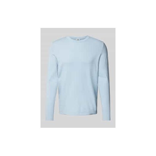 Sweter z dzianiny z okrągłym dekoltem model ‘IRMINO’ ze sklepu Peek&Cloppenburg  w kategorii Swetry męskie - zdjęcie 177846647