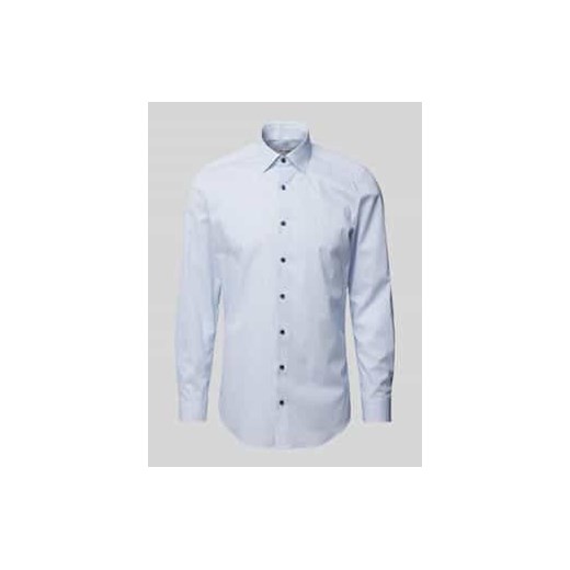 Koszula biznesowa o kroju body fit z kołnierzykiem typu kent  model ‘New York'’ ze sklepu Peek&Cloppenburg  w kategorii Koszule męskie - zdjęcie 177847039