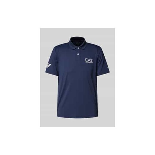 Koszulka polo o kroju slim fit z nadrukiem z logo ze sklepu Peek&Cloppenburg  w kategorii T-shirty męskie - zdjęcie 177847077