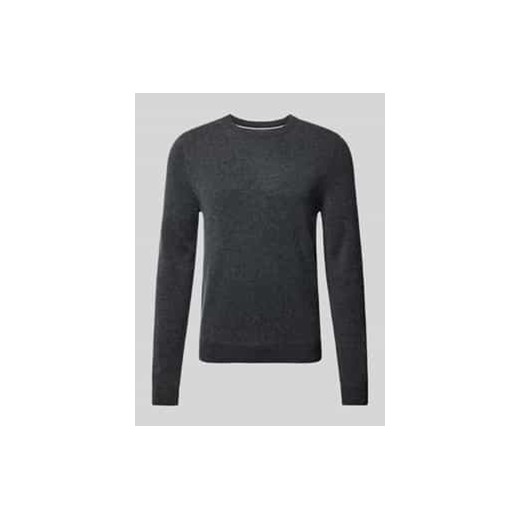 Sweter z dzianiny z okrągłym dekoltem ze sklepu Peek&Cloppenburg  w kategorii Swetry męskie - zdjęcie 177847146