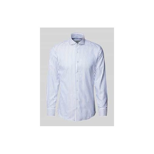 Koszula biznesowa o kroju regular fit z kołnierzykiem typu cutaway ze sklepu Peek&Cloppenburg  w kategorii Koszule męskie - zdjęcie 177847279