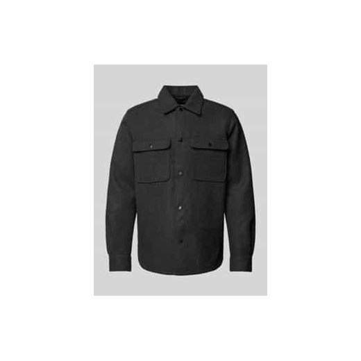 Kurtka koszulowa o kroju regular fit z kieszeniami z patką na piersi model ‘ASH’ ze sklepu Peek&Cloppenburg  w kategorii Koszule męskie - zdjęcie 177847305