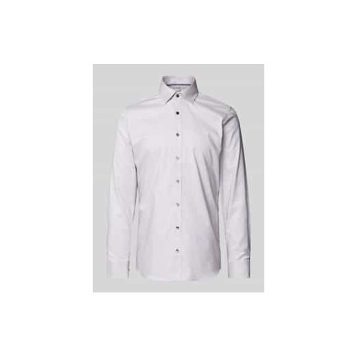 Koszula biznesowa o kroju slim fit z listwą guzikową ze sklepu Peek&Cloppenburg  w kategorii Koszule męskie - zdjęcie 177847327