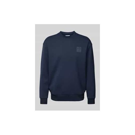 Bluza z prążkowanymi wykończeniami model ‘Balram’ ze sklepu Peek&Cloppenburg  w kategorii Bluzy męskie - zdjęcie 177847527