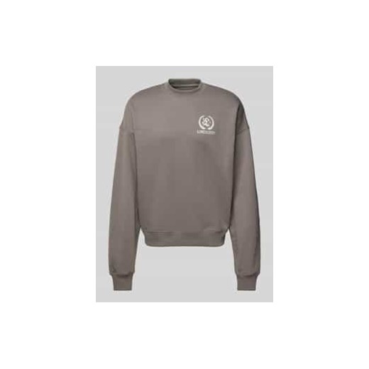 Bluza o kroju oversized z wyhaftowanym logo model ‘Cesar’ ze sklepu Peek&Cloppenburg  w kategorii Bluzy męskie - zdjęcie 177847528