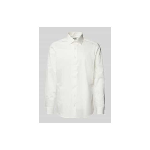 Koszula biznesowa o kroju slim fit z kołnierzykiem typu kent ze sklepu Peek&Cloppenburg  w kategorii Koszule męskie - zdjęcie 177847557