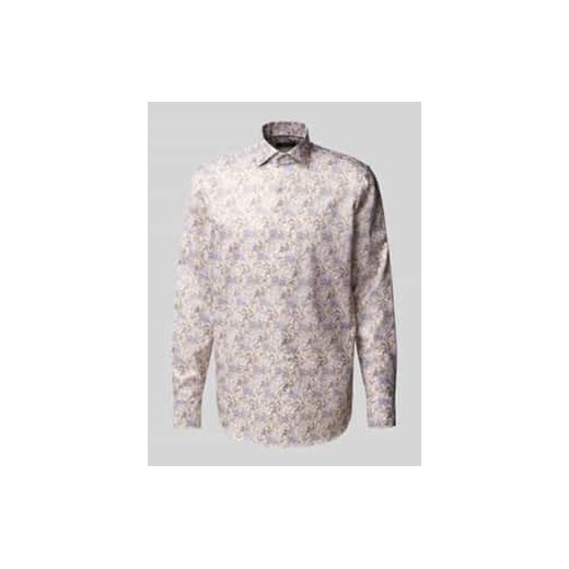 Koszula biznesowa o kroju slim fit z kołnierzykiem typu kent model ‘Savio’ ze sklepu Peek&Cloppenburg  w kategorii Koszule męskie - zdjęcie 177847709
