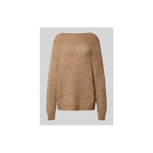 Sweter z dzianiny z okrągłym dekoltem model ‘BERTA’ ze sklepu Peek&Cloppenburg  w kategorii Swetry damskie - zdjęcie 177847885