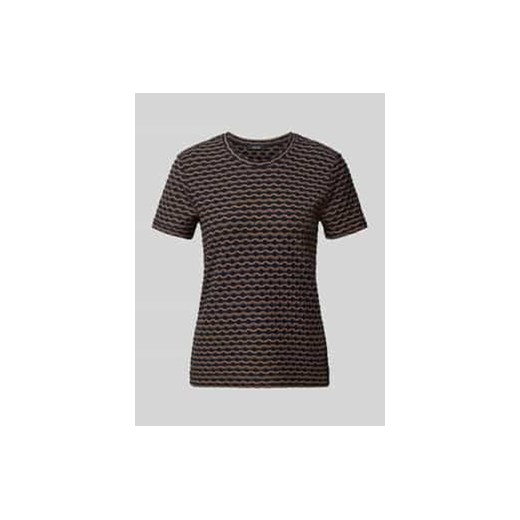 T-shirt z fakturowanym wzorem model ‘Siwave’ ze sklepu Peek&Cloppenburg  w kategorii Bluzki damskie - zdjęcie 177847947