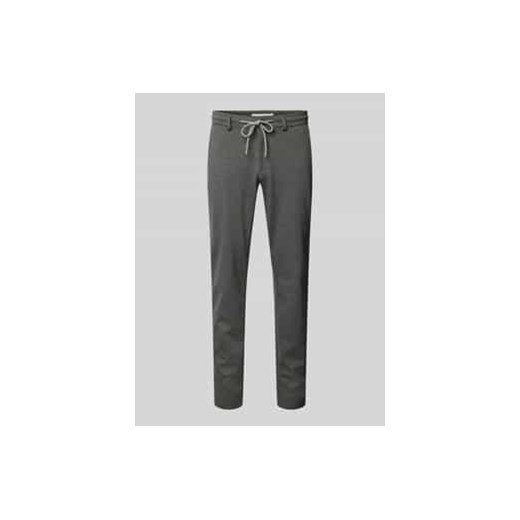 Spodnie materiałowe o kroju regular fit z tunelem model ‘PHIL-K’ ze sklepu Peek&Cloppenburg  w kategorii Spodnie męskie - zdjęcie 177847986