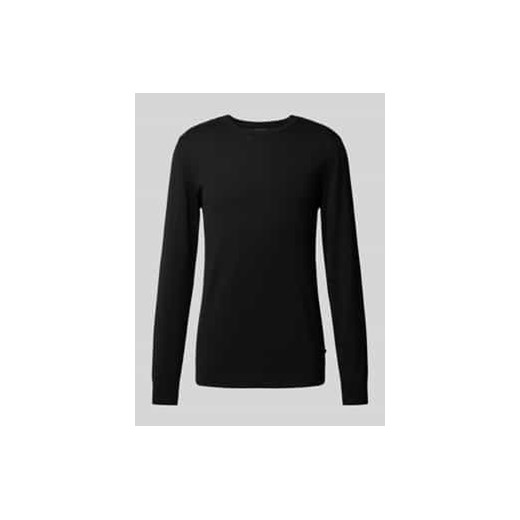 Sweter z detalem z logo model ‘Jones’ ze sklepu Peek&Cloppenburg  w kategorii Swetry męskie - zdjęcie 177848237
