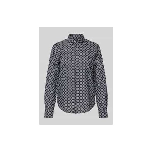 Bluzka koszulowa o kroju regular fit z listwą guzikową na całej długości ze sklepu Peek&Cloppenburg  w kategorii Koszule damskie - zdjęcie 177848379