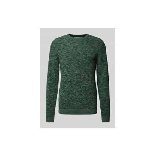 Sweter z dzianiny z okrągłym dekoltem model ‘NEWVINCEBUBBL’ ze sklepu Peek&Cloppenburg  w kategorii Swetry męskie - zdjęcie 177848389
