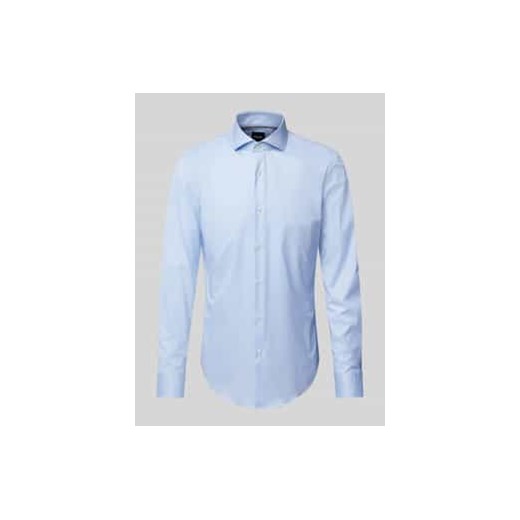 Koszula biznesowa o kroju slim fit z kołnierzykiem typu cutaway ze sklepu Peek&Cloppenburg  w kategorii Koszule męskie - zdjęcie 177848495