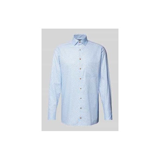 Koszula biznesowa o kroju Modern Fit z kołnierzykiem typu kent ze sklepu Peek&Cloppenburg  w kategorii Koszule męskie - zdjęcie 177848558
