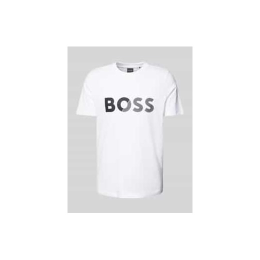 T-shirt z nadrukiem z logo ze sklepu Peek&Cloppenburg  w kategorii T-shirty męskie - zdjęcie 177848688