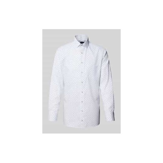 Koszula biznesowa o kroju modern fit z listwą guzikową ze sklepu Peek&Cloppenburg  w kategorii Koszule męskie - zdjęcie 177848908