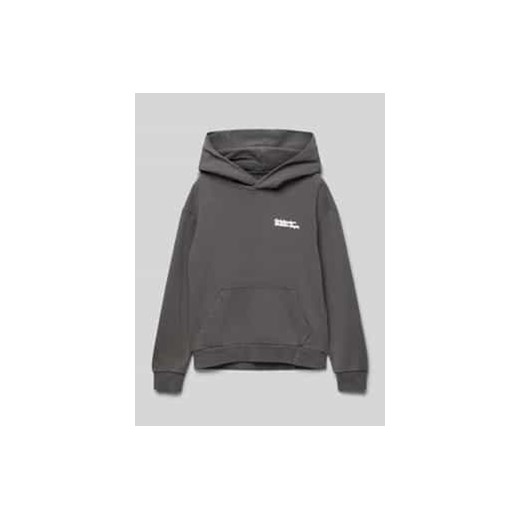 Bluza z kapturem i nadrukiem z logo model ‘VERMONT’ ze sklepu Peek&Cloppenburg  w kategorii Bluzy chłopięce - zdjęcie 177849098