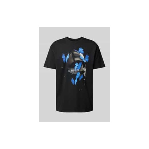 T-shirt z nadrukiem z motywem model ‘LE PAPILLON’ ze sklepu Peek&Cloppenburg  w kategorii T-shirty męskie - zdjęcie 177849157