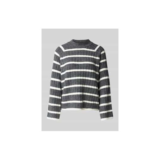 Sweter z dzianiny z prążkowanymi wykończeniami model ‘Marianne’ ze sklepu Peek&Cloppenburg  w kategorii Swetry damskie - zdjęcie 177849206