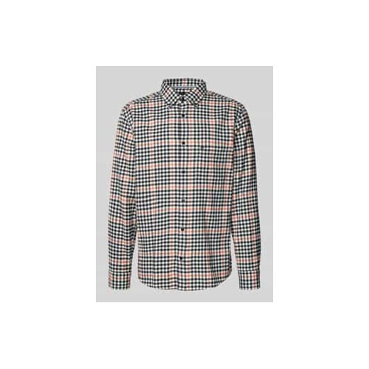 Koszula casualowa o kroju slim fit z kołnierzykiem typu button down ze sklepu Peek&Cloppenburg  w kategorii Koszule męskie - zdjęcie 177849376