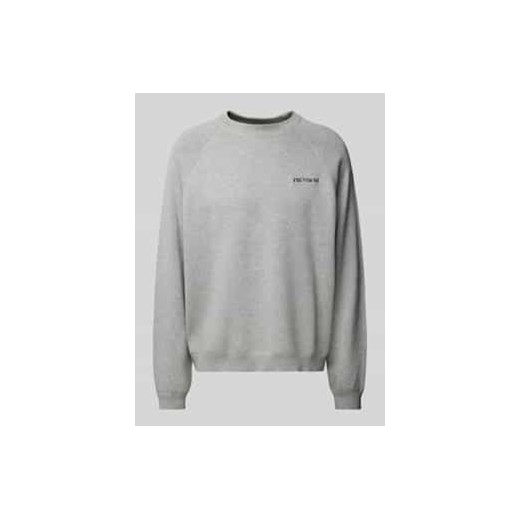 Sweter z dzianiny z prążkowanymi wykończeniami ze sklepu Peek&Cloppenburg  w kategorii Swetry męskie - zdjęcie 177849389
