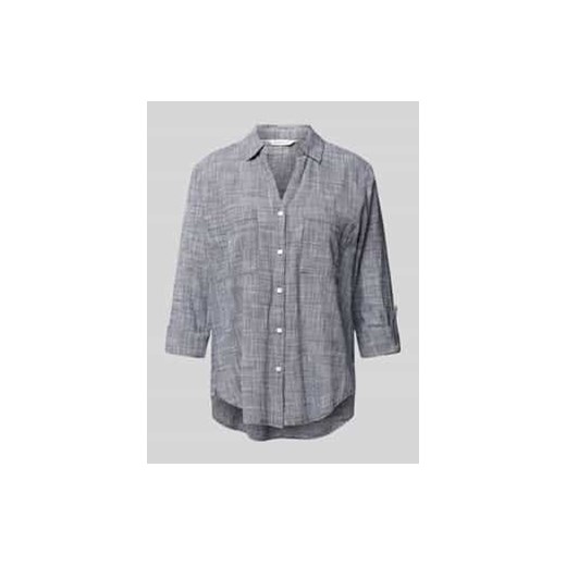 Bluzka o kroju regular fit z wykładanym kołnierzem ze sklepu Peek&Cloppenburg  w kategorii Koszule damskie - zdjęcie 177849559