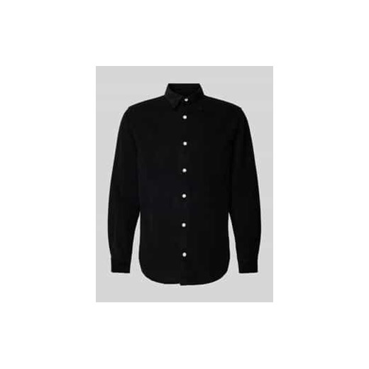 Koszula sztruksowa o kroju regular fit z kołnierzykiem typu kent model ‘TRISTAN’ ze sklepu Peek&Cloppenburg  w kategorii Koszule męskie - zdjęcie 177849776