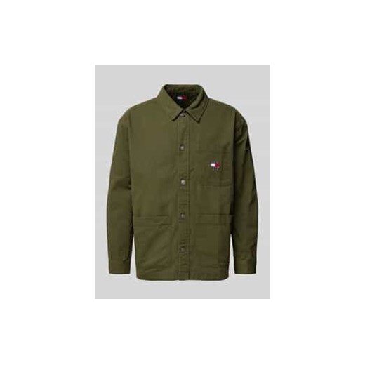 Koszula casualowa o kroju regular fit z naszywką z logo ze sklepu Peek&Cloppenburg  w kategorii Koszule męskie - zdjęcie 177850055