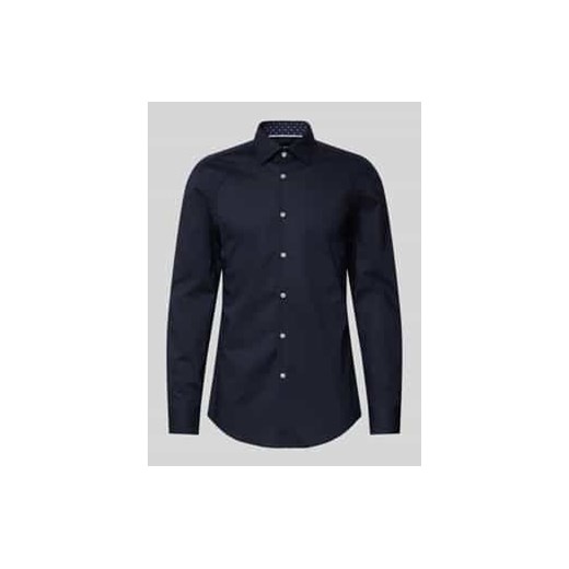 Koszula biznesowa o kroju regular fit z kołnierzykiem typu kent ze sklepu Peek&Cloppenburg  w kategorii Koszule męskie - zdjęcie 177850269