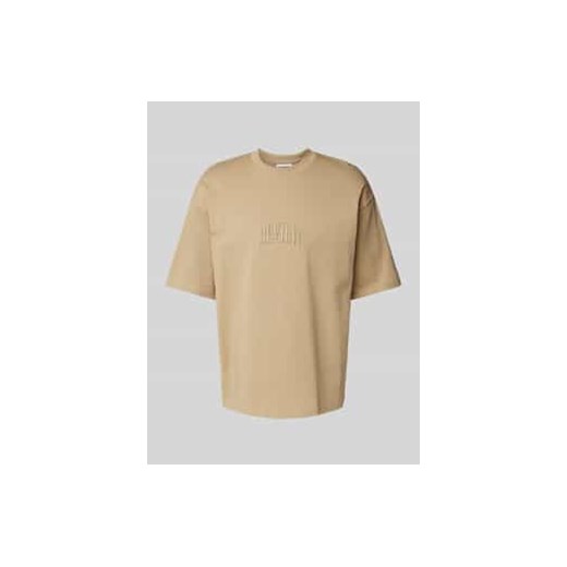 T-shirt z wyhaftowanym logo ze sklepu Peek&Cloppenburg  w kategorii T-shirty męskie - zdjęcie 177850275