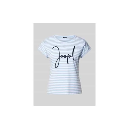 T-shirt z wyhaftowanym logo model ‘Teri’ ze sklepu Peek&Cloppenburg  w kategorii Bluzki damskie - zdjęcie 177850285