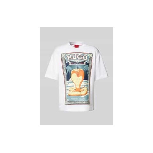 T-shirt z nadrukowanym motywem i logo model ‘Dicobri’ ze sklepu Peek&Cloppenburg  w kategorii T-shirty męskie - zdjęcie 177850599