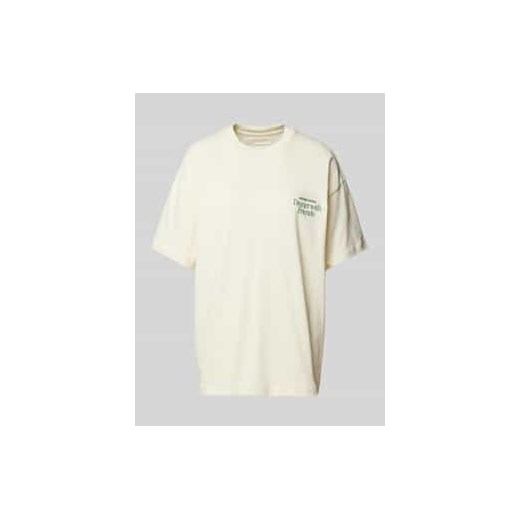 T-shirt o kroju oversized z nadrukiem z logo model ‘Dinner With Friends’ ze sklepu Peek&Cloppenburg  w kategorii Bluzki damskie - zdjęcie 177850646