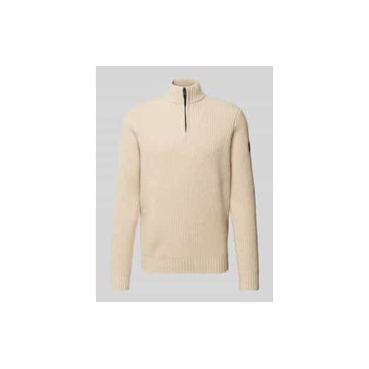 Sweter z dzianiny ze stójką model ‘DRAGOALF’ ze sklepu Peek&Cloppenburg  w kategorii Swetry męskie - zdjęcie 177850725
