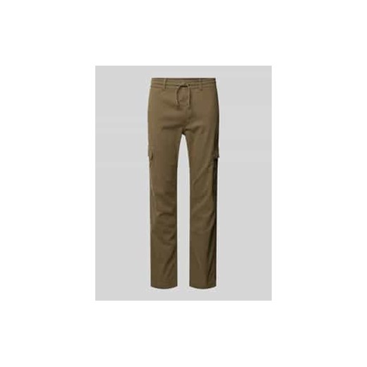 Spodnie cargo o kroju slim fit ze sznurkiem model ‘Gymdigo’ ze sklepu Peek&Cloppenburg  w kategorii Spodnie męskie - zdjęcie 177850997