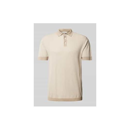 Koszulka polo o kroju slim fit z listwą guzikową ze sklepu Peek&Cloppenburg  w kategorii T-shirty męskie - zdjęcie 177851027