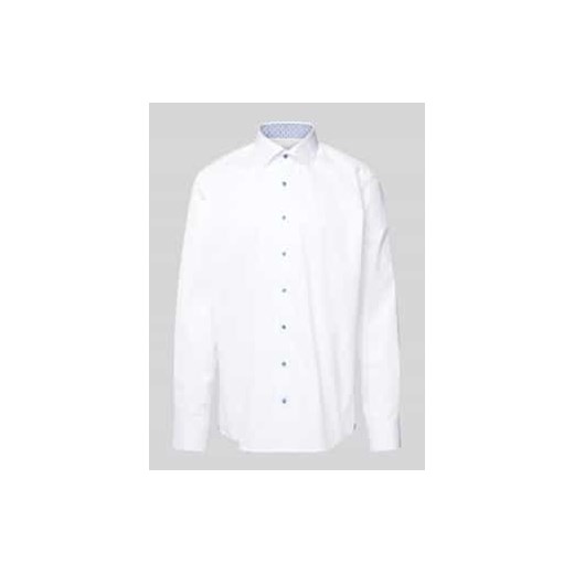 Koszula biznesowa o kroju regular fit z kołnierzykiem typu kent ze sklepu Peek&Cloppenburg  w kategorii Koszule męskie - zdjęcie 177851066